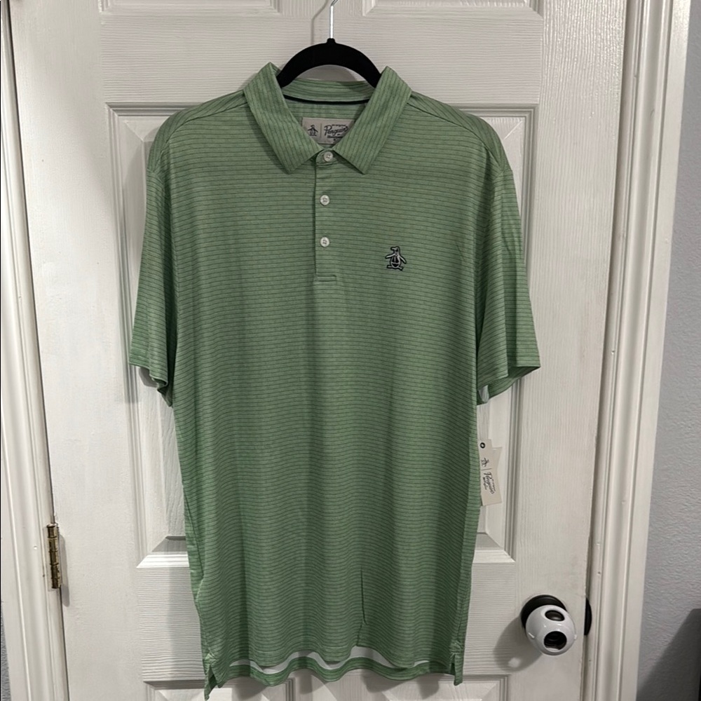 Original Penguin Men's Green Polo Shirt